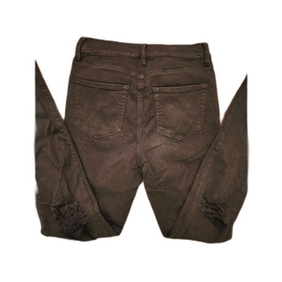 🎁PacSun High-Rise, Black, Ripped, 90's Skinny Jeans- Size 24 Juniors - Picture 8 of 8